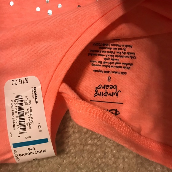 Girls Disney Little Mermaid short sleeve shirt - Picture 3 of 3